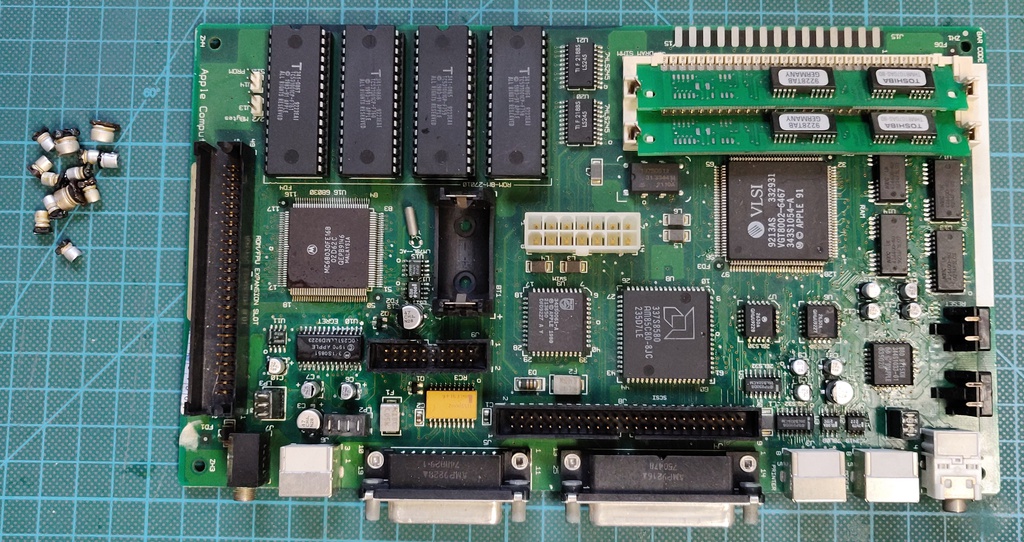 Electrolytic capacitors replaced