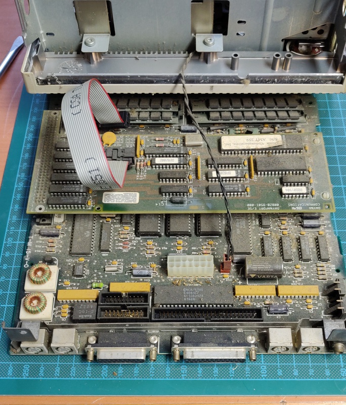 Logic board and network card