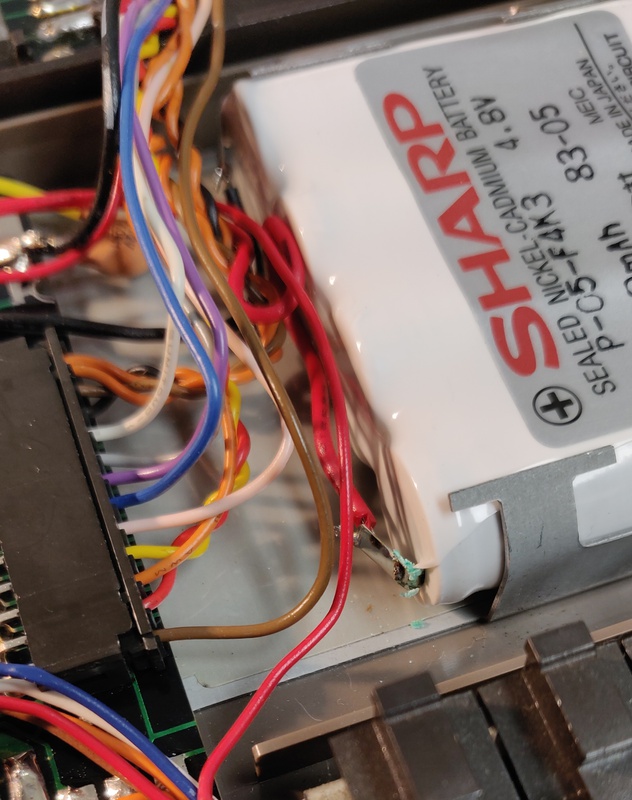 CE-125 battery corrosion