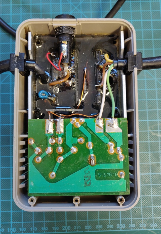 Power supply opened up