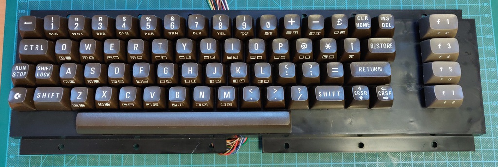 Keyboard re-assembled