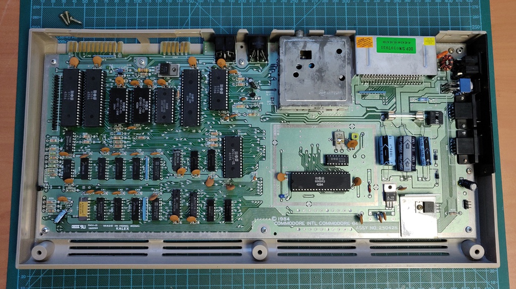Mainboard re-installed