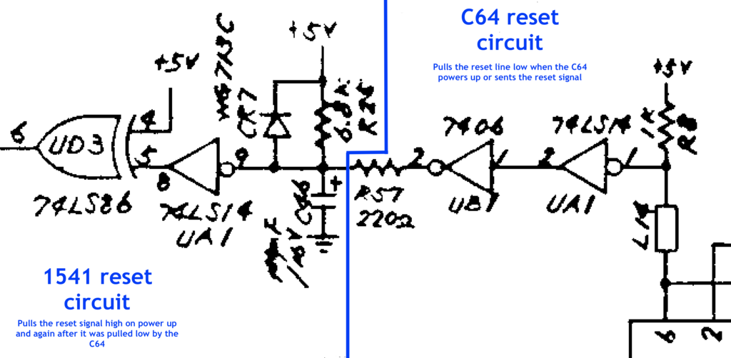 Reset schematic