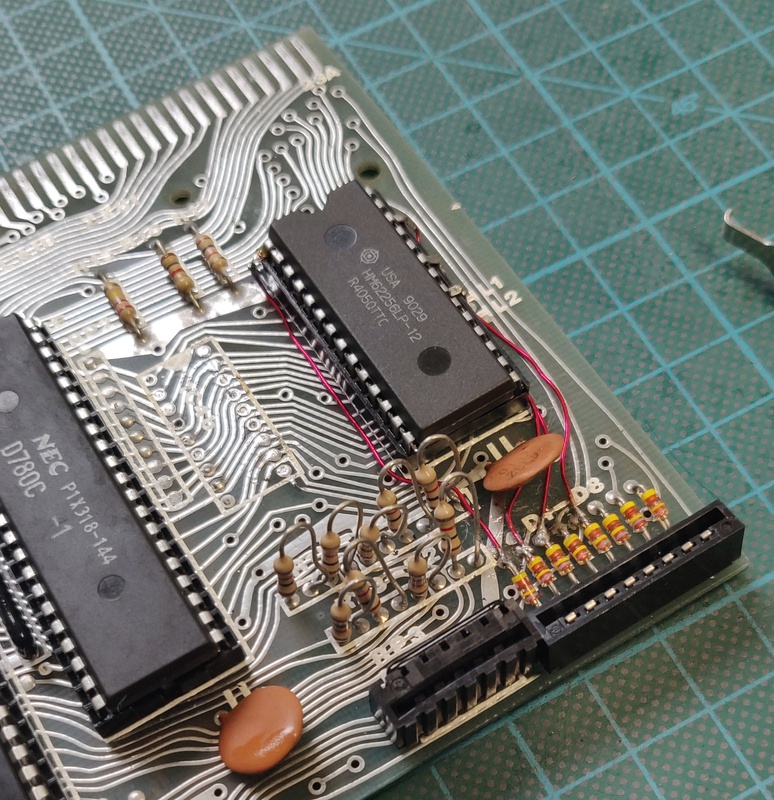 RAM chip installed