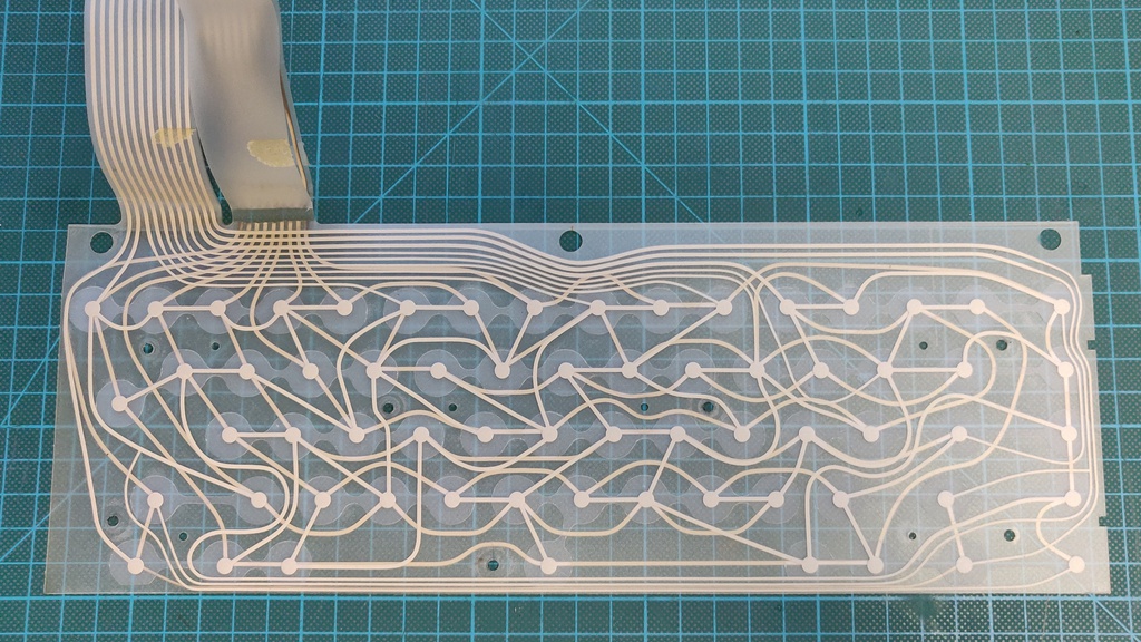 Old keyboard membrane