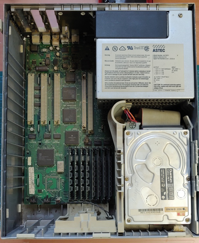 Case opened up