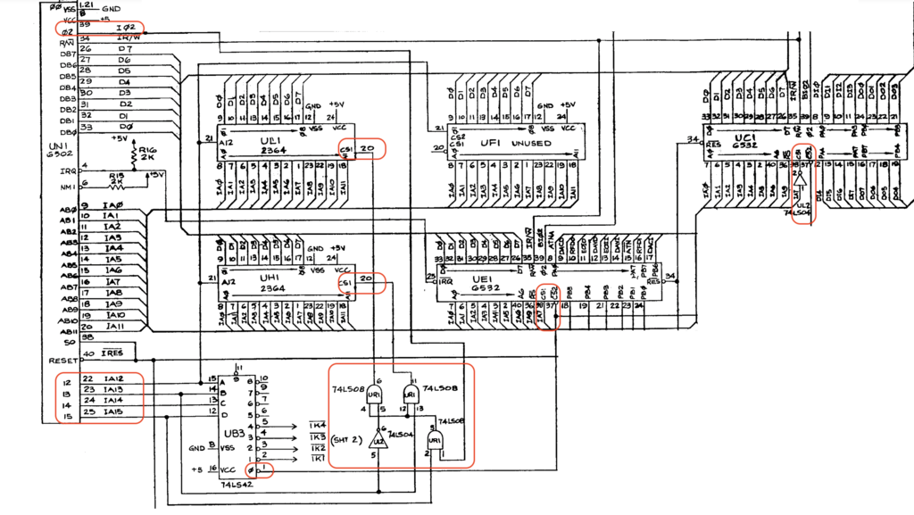 Simplified schematics