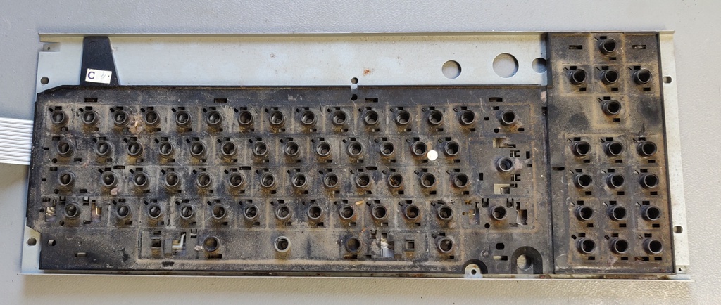 Keyboard plastic
