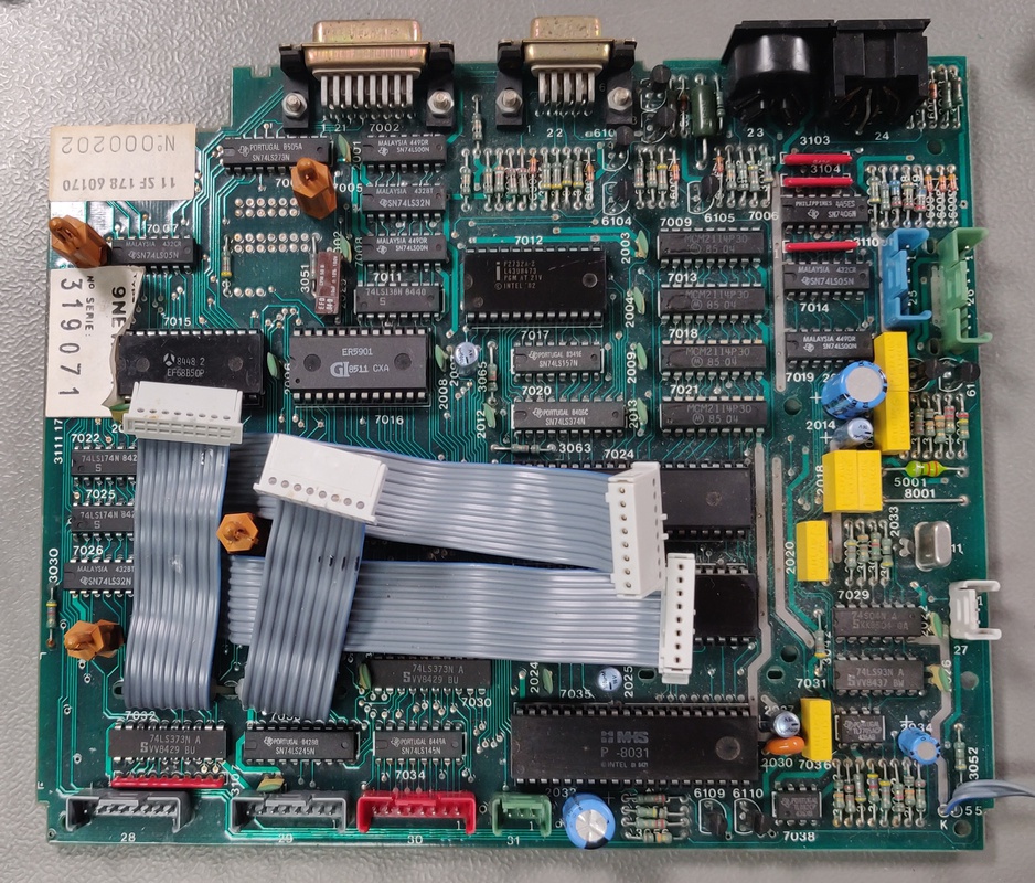 Logic board folded