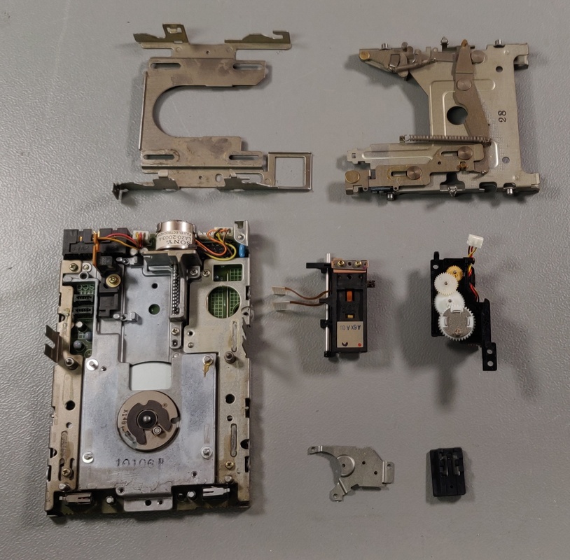 Floppy disassembled