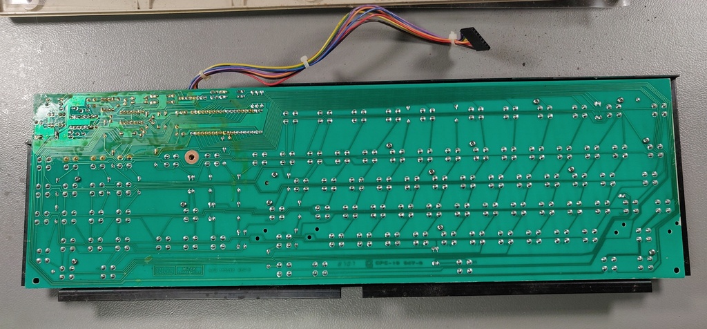 Back of keyboard