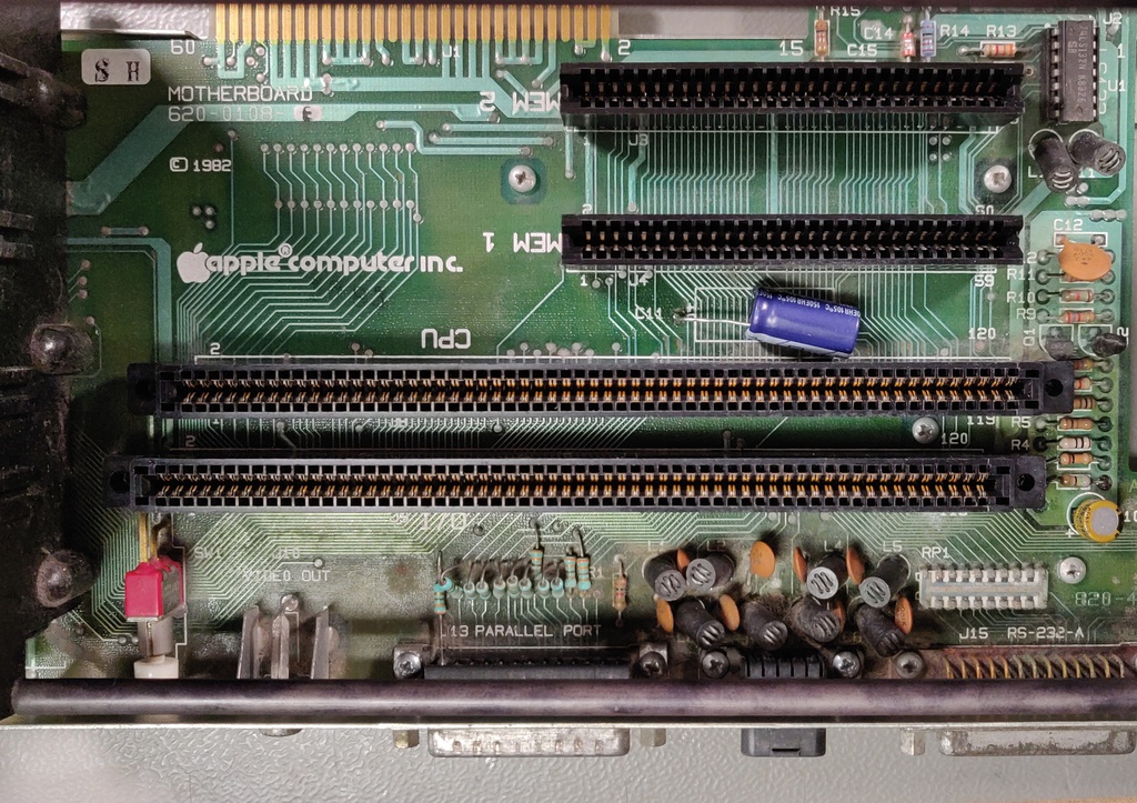 Mother board repaired