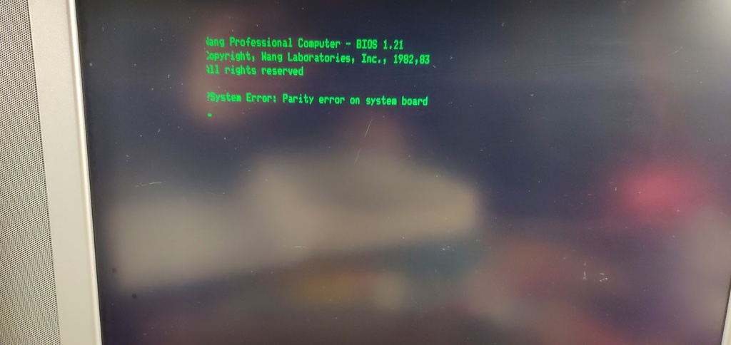 Parity error