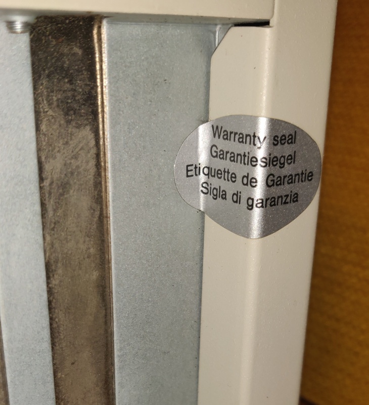 Warranty seal