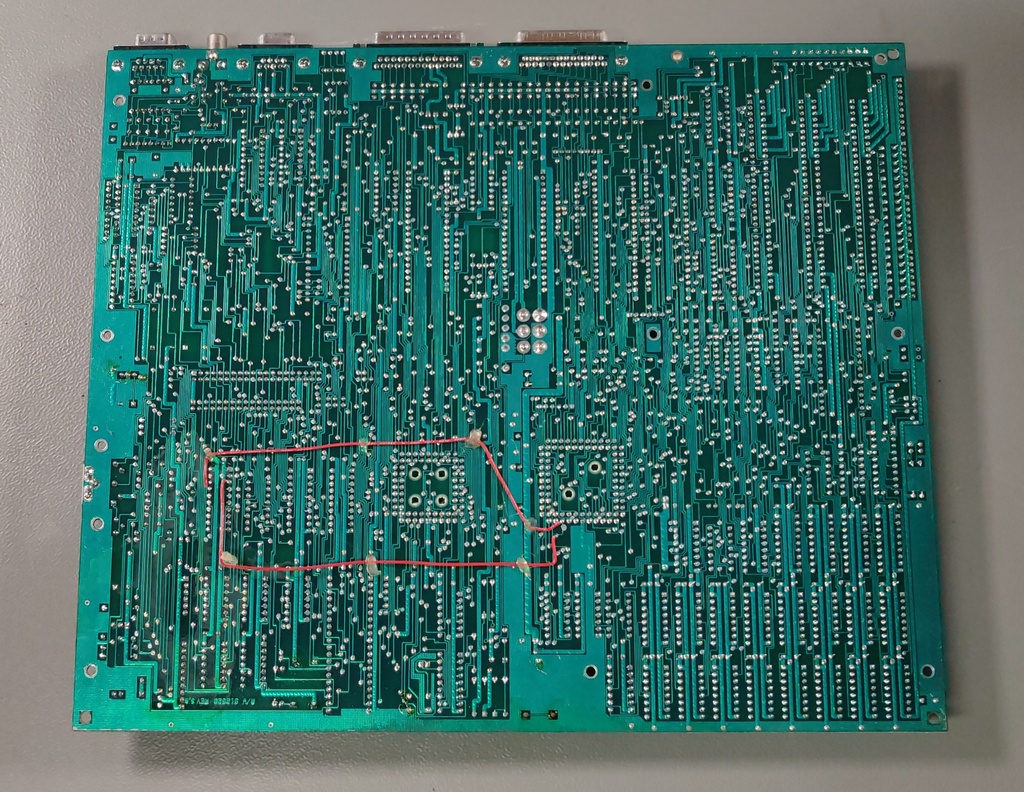 Back of main board