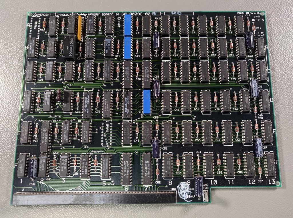 Memory board front