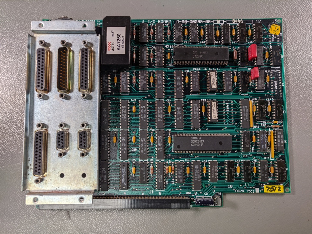 I/O board with shield