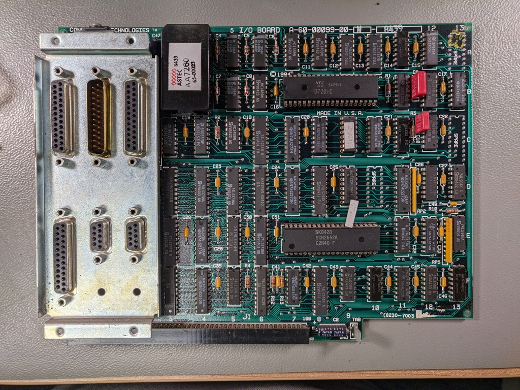 I/O board front