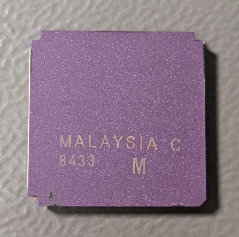 Intel 80186 Back