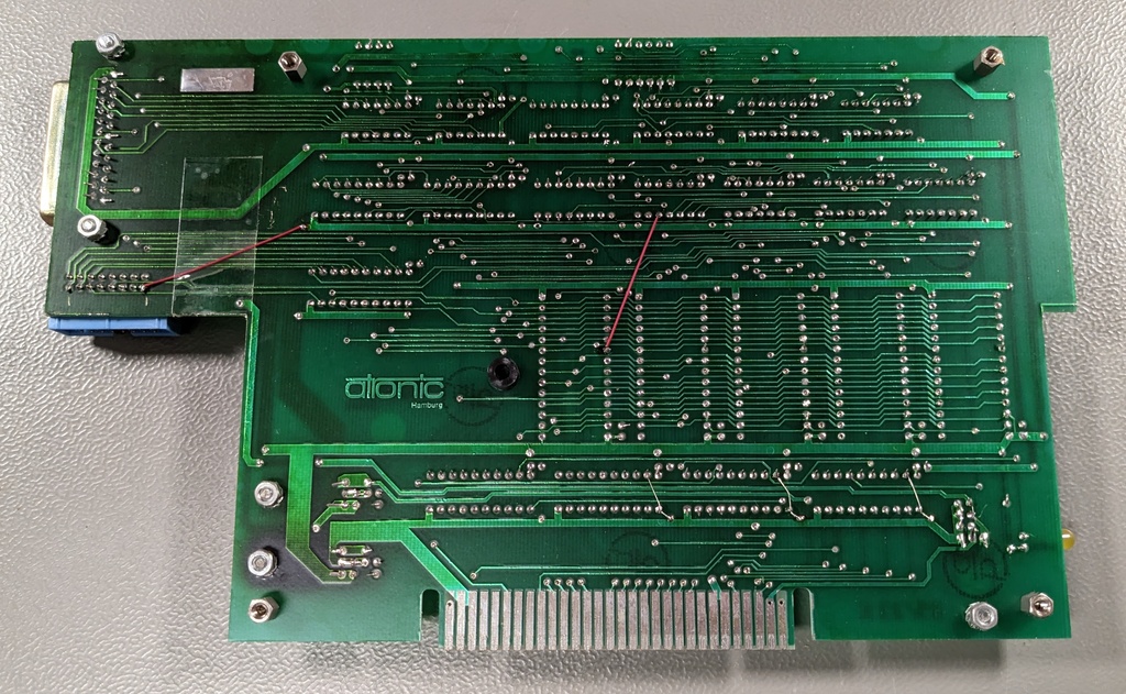 Interface card board back