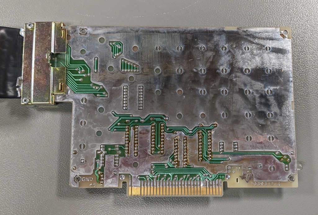 Flex cable interface board back
