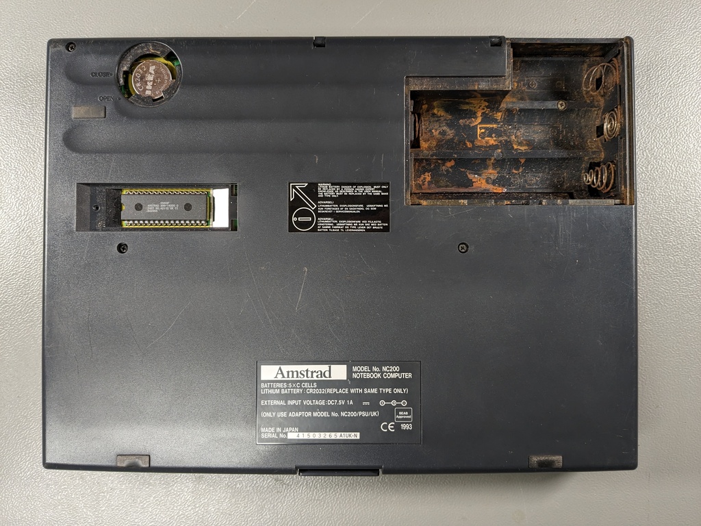 Bottom opened up