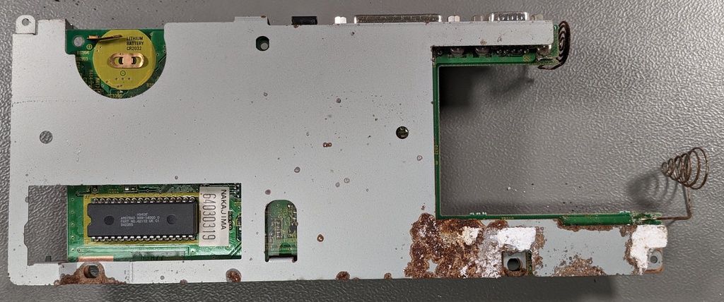 Logic board bottom